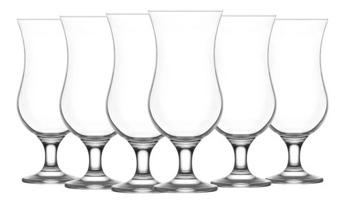 Set De 6 Copas Cocktail 460 Ml Fiesta Linea Lav Cocteles Color Transparente