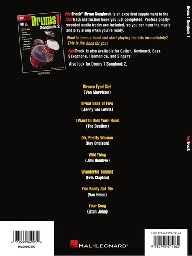 Fast Track Drums 1, Songbook 1.
