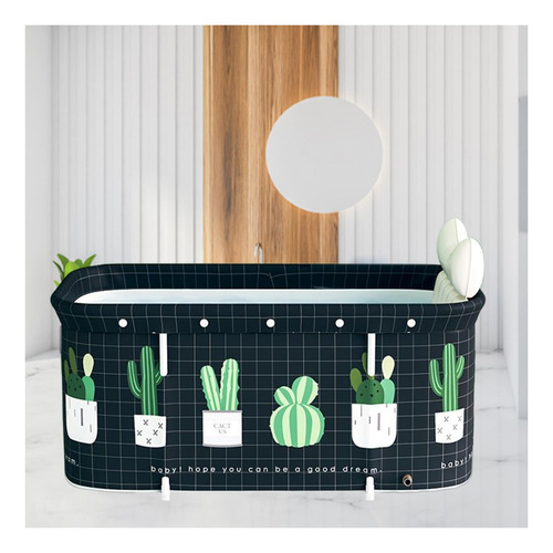 Bañera Plegable Portátil Para Niños Y Adultos, Fácil De