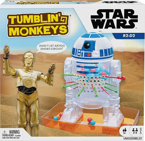 Juego De Mesa Tumblin' Monkeys De Star Wars  R2-d2