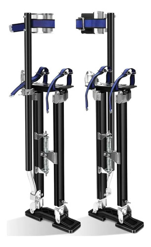 Zancos De Aluminio Construccion Ajustables Altura 32''-48'' Negro