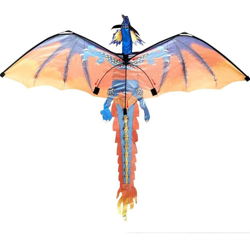 Imagen 6 de 6 de Cometa Voladora 140 Cm Con Dragón Pulgadas Kite Kite Flying