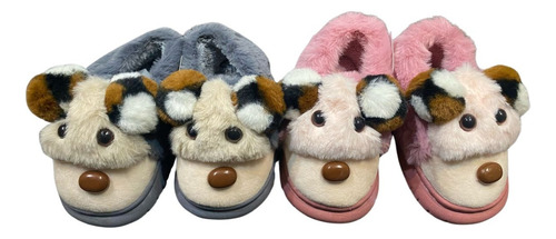 Pantufla Para Niños Peluche Animales Osito