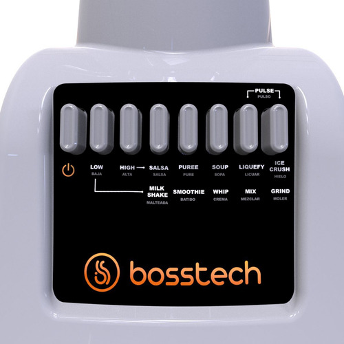 Licuadora Bosstech B1 Vaso Plástico 750w 10v Gris