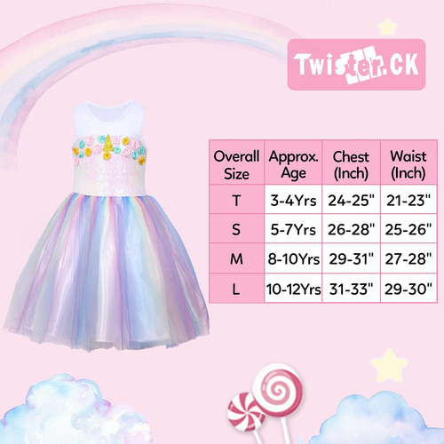 Twister.ck Disfraz De Princesa De Halloween Para Niñas Peque