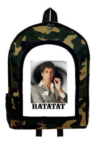 Mochila Camuflada Scarface Tony Montana Mod Aar30