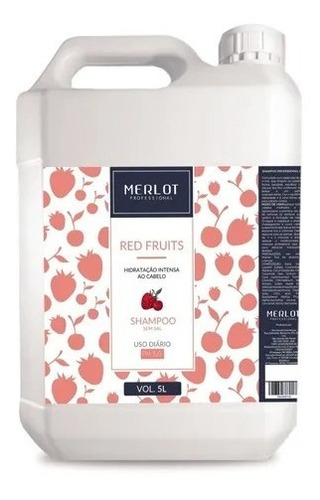  Shampoo De Galão 5 Litros Frutas Vermelhas - Merlot