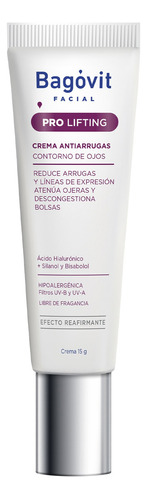 Bagovit Facial Pro Lifting Contorno De Ojos Antiedad...