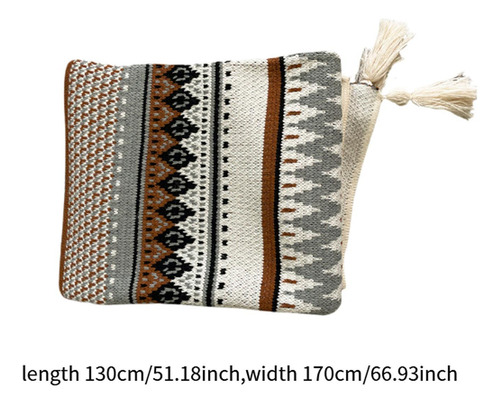 Manta De Lanzamiento De Tejido Jacquard Maneta 130 Cmx170 Cm