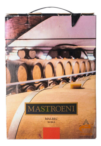 Vino Bag In Box Mastroeni 3 Litros Malbec