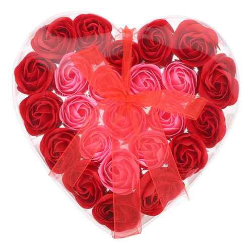 Regalo De San Valentín Con Flor De Rosa