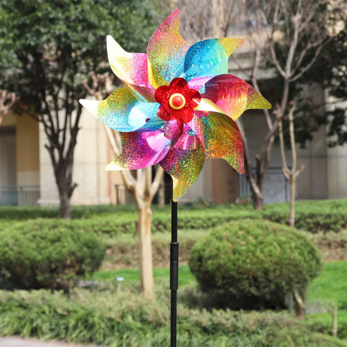 6 Hilanderos De Viento Brillantes Para Patio Y Jardín, Céspe