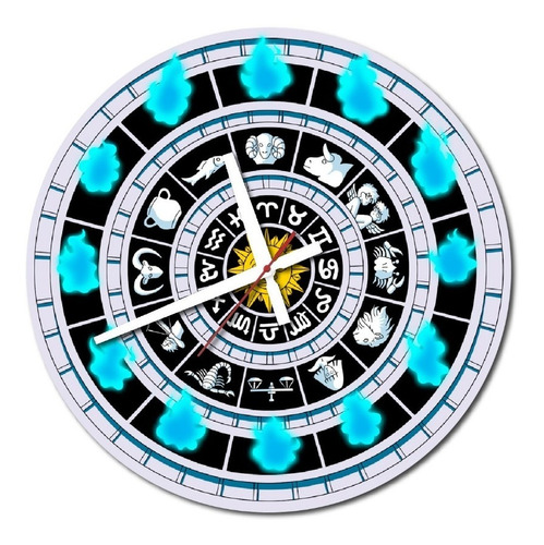 Reloj Caballeros Del Zodiaco Torre 12 Casas Saint Seiya 