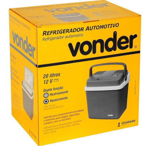 Imagem 9 de 9 de Mini Geladeira E Aquecedor Automotivo 20 Litros 12v Vonder