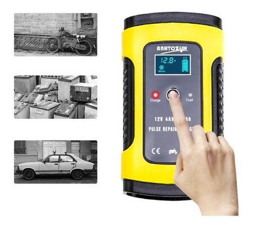Imagem 2 de 4 de Carregador Inteligente Bateria Moto 12v Carro Moto Aquatica
