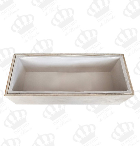 Imagem 9 de 11 de Forma De Madeira C/ Silicone Mod.7 Medidas (23,5x6x7,8cm)