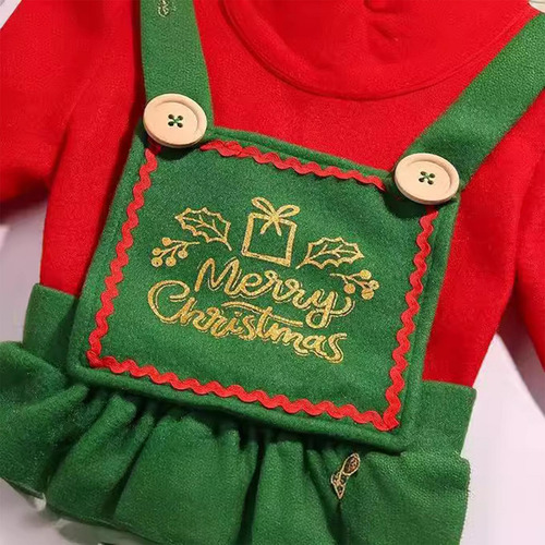 Conjunto De Ropa De Vestir Para Disfraz De Navidad Para