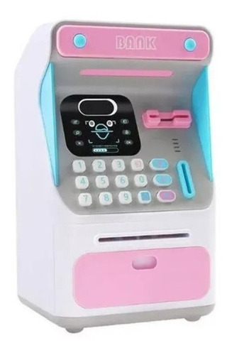 Cajero Automático De Caja De Ahorros Pe Color Rosa