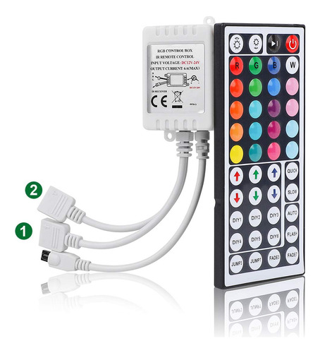 Control Remoto De Tira De Luz Rgb, 2 En 1 Supernight De 4 Pi