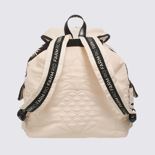 Bolsa Farm Pipoca Jardim Tropical Cor Branco