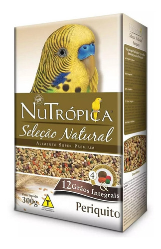 Nutrópica Ração Para Periquito Seleção Natural 300g 