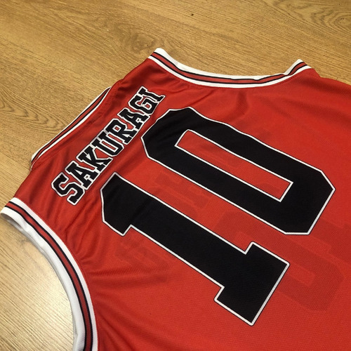 Imagen 6 de 10 de Camiseta Basket Shohoku Slam Dunk Cosplay Gastovic Anime