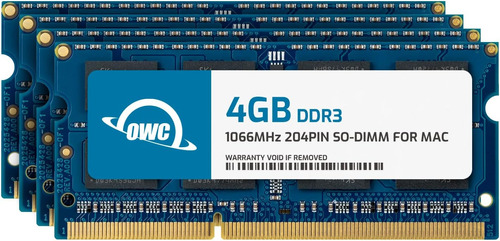 Memoria So-dimm Ddrmhz Pc8500 Owc 16 Gb (4 X 4 Gb) Con iMac