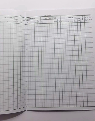 Libreta Del Profesor - F882e - Formularios Escolares
