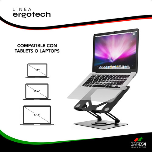 Soporte Notebook Base Portatil Regulable Premium Baires4