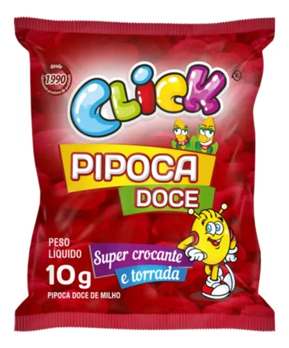 comprar Pipoca Doce Click 10g Fardo Cu002F 50 Unidades