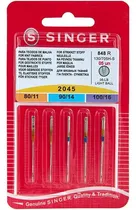 Comprar Agujas Para Máquinas Singer Punta De Bola 09\u002F11\u002F14\u002F16