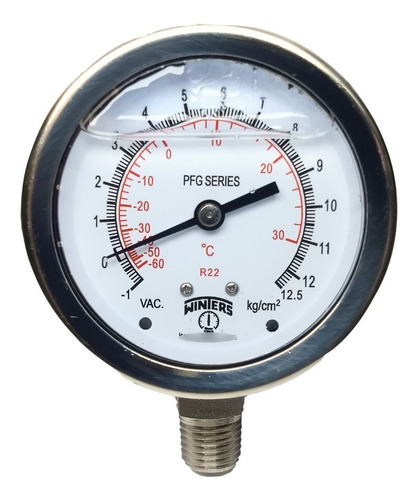 Manómetro P/refrigeración -1/0/12,5 Kg/cm2 Pfg1730r3r99-r22