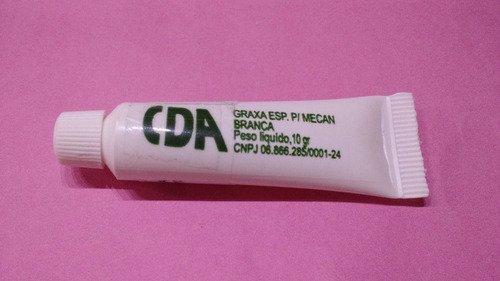 Graxa Especial Para Mecanismo Engrenagem Cda Branca 8g