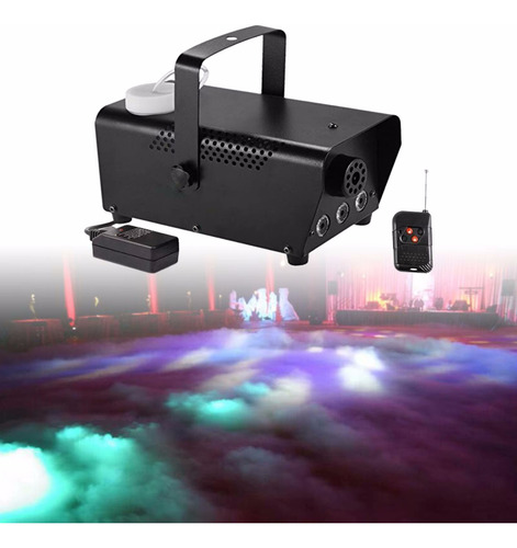 Maquina Humo 400w Capacidad 300ml Con Control Fiestas Party