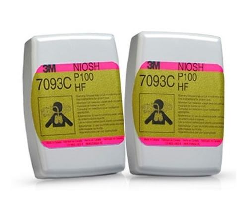 Filtro 7093c P100 Para Particulas + Carbon Activado 3m