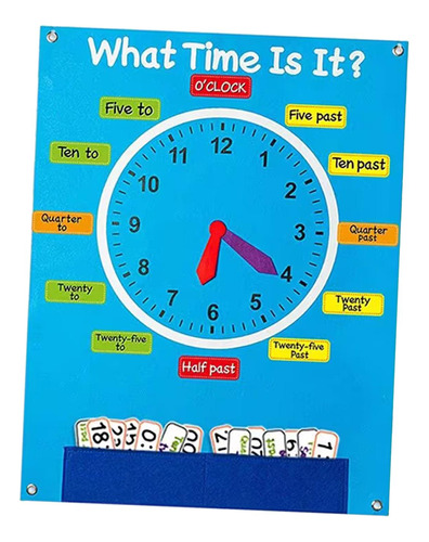 Montessori Child Busy Board Reloj Analógico De Desarrollo
