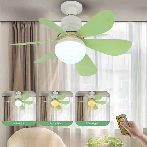 Lámpara De Ventilador De Techo Led De 40 Vatios Con Control