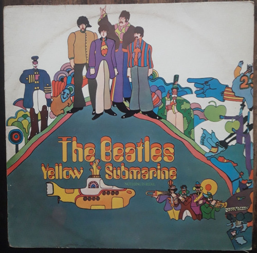 Lp Vinil (vg The Beatles Yellow Submarine Ed Br Re Sbtl 1007