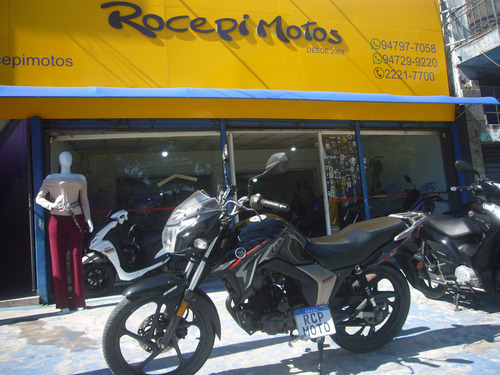 Haojue Dk 150 Cbs Preta 2019 Nova Troca Financia Cartao
