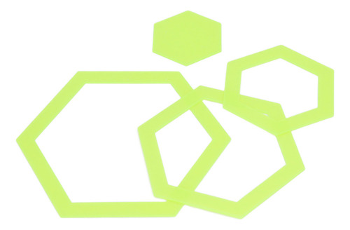 S Juego De Reglas Hexagonales Para Dibujar Ropa, 4 Piezas,
