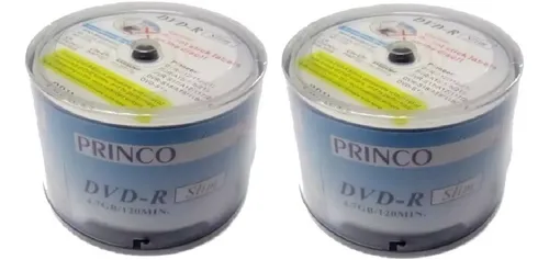 comprar Dvd-r Princo Budget Slim 24x \u002F 4.7 Gb 120 Min Torre 120 Unds