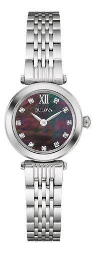Bulova Ladies Classic Dress Mini Reloj De Cuarzo De Acero In