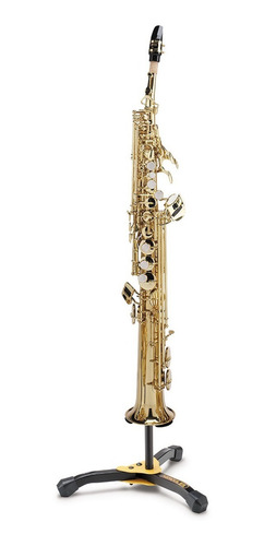 Imagen 2 de 3 de Hercules Ds531bb Soporte Para Saxo Soprano Con Funda