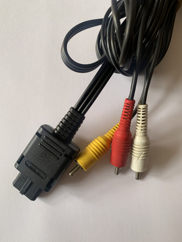 Cable Audio Y Video Nintendo Originalnes/snes/n64/gamecube (Usado)