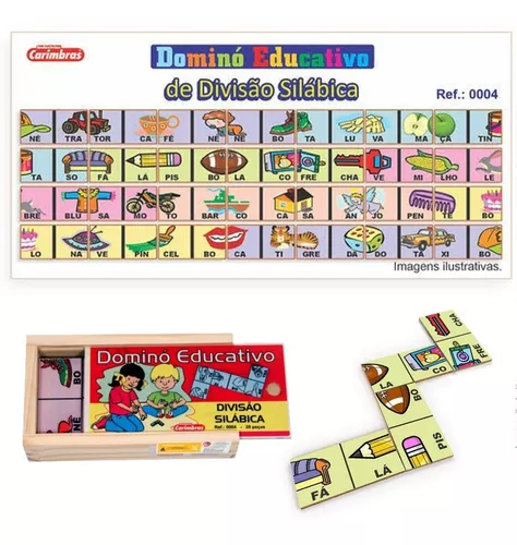 Dominó De Divisão - Carimbras - Jogo Educativo - Escolar - Matemática