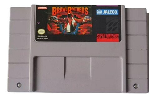 Brawl Brothers Original Snes Super Nintendo Id 850