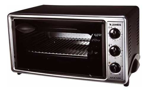 Ff Horno Electrico James 39lts Turbo 1650w Inoxidable Hjti39