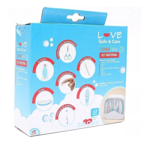 Imagen 3 de 8 de Set Completo Regalo Higiene Baño Peine Cepillo Dientes Bebe - Belleza & Limpieza Baby - Uñas - Portatil De Cartera Mama