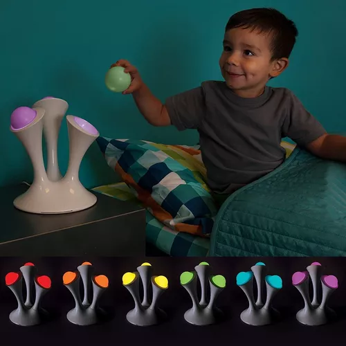 Glo Boon Luz De Noche Led Lampara Velador Para Bebe Y Niño