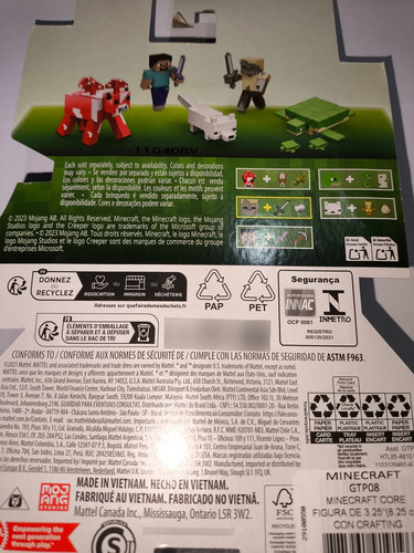 Figura Minecraft Zombie Del Desierto Nuevo Sellado (Usado)